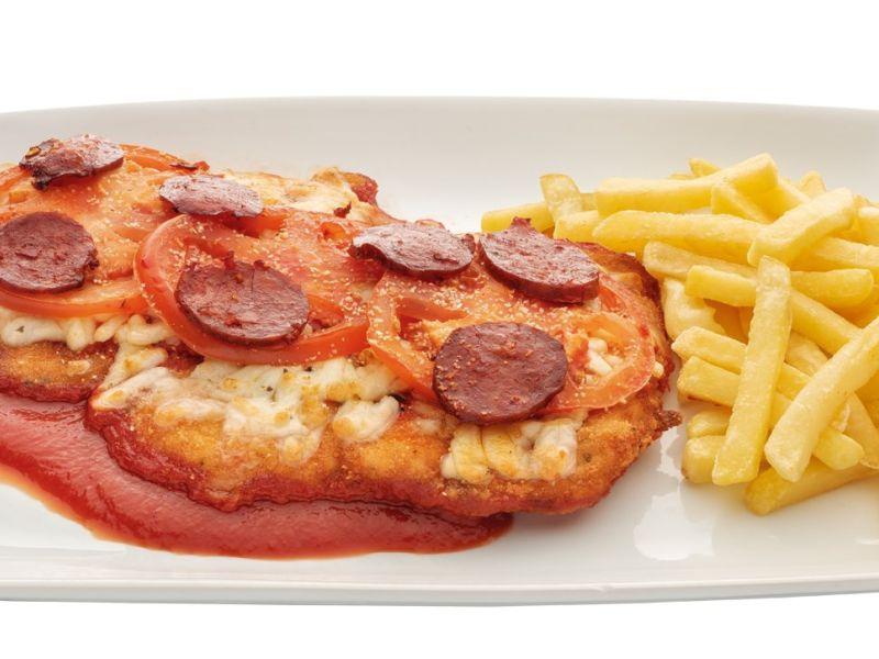 Una de las milanesas de Cambalache 