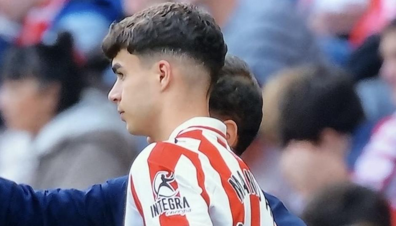 Manu Rodríguez durante su debut en Segunda