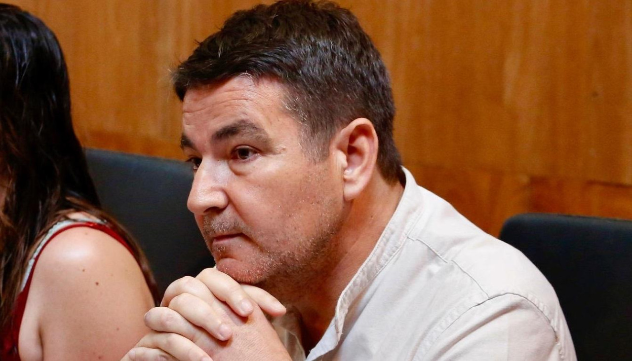 Manuel Suárez, en una imagen de archivo, durante un Pleno