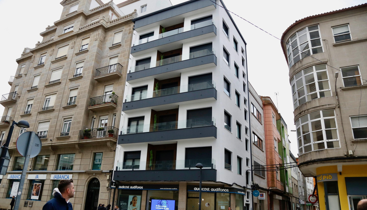 Edificio de viviendas turísticas en Vilagarcía