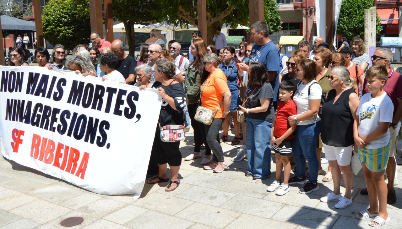 Trabajadoras del SAF de Ribeira reclamaron a finales de julio que se fijen medidas de prevención y protección en su labor