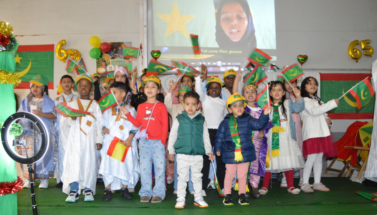 El evento incluyó la interpretación de canciones tradicionales por parque de niños de diferentes edades