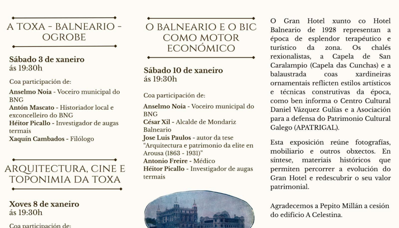 Programa organizado por el BNG de O Grove