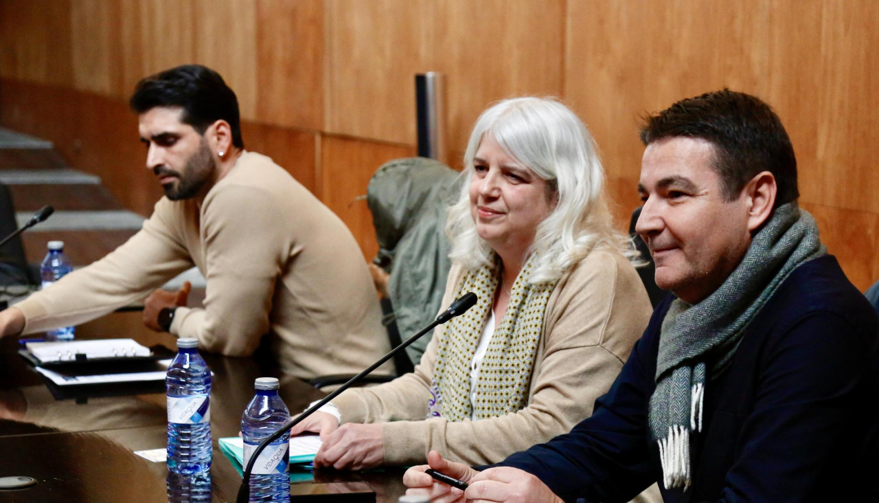 Los concejales durante la sesión plenaria del pasado viernes