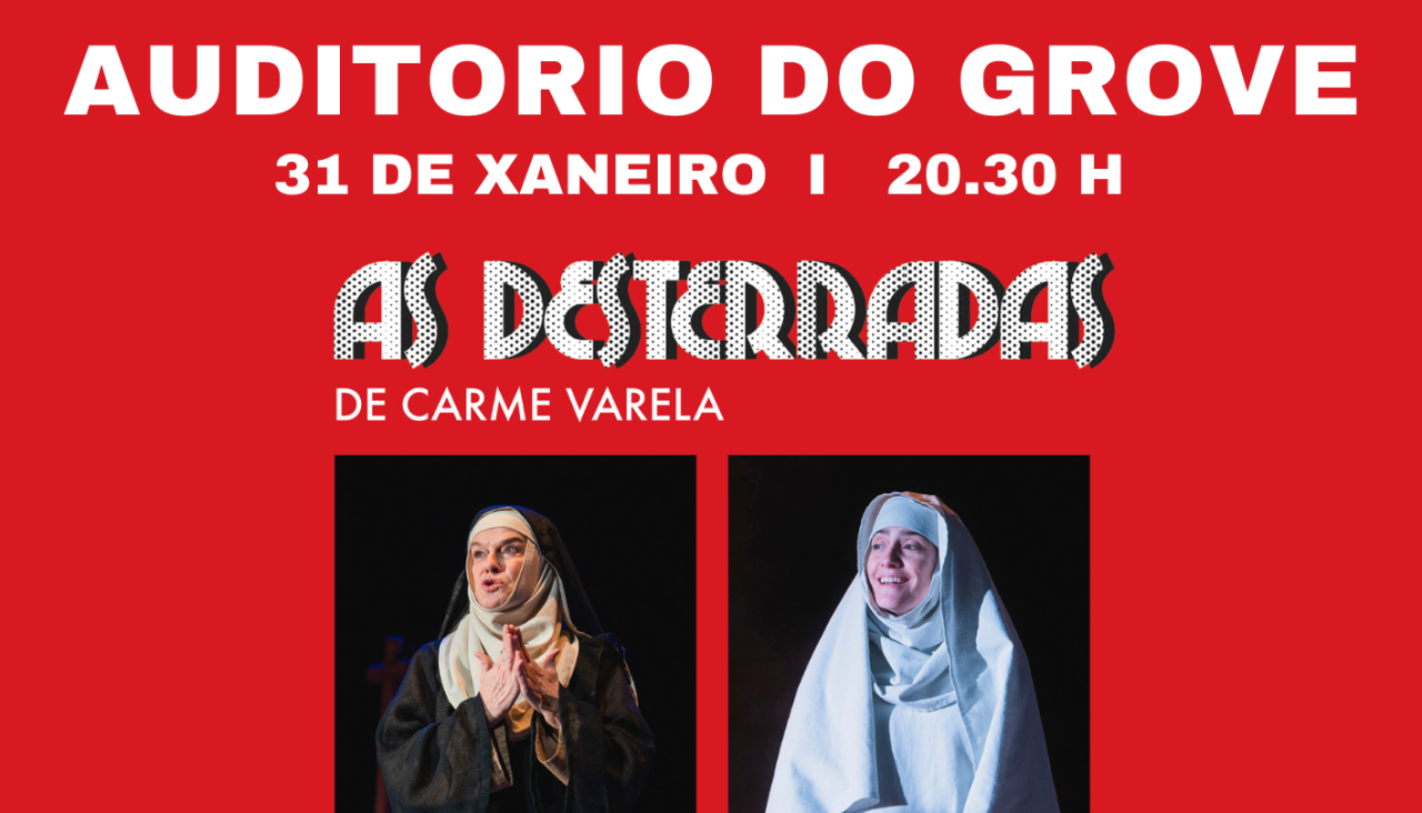 Cartel de la obra que se subirá al escenario del auditorio meco