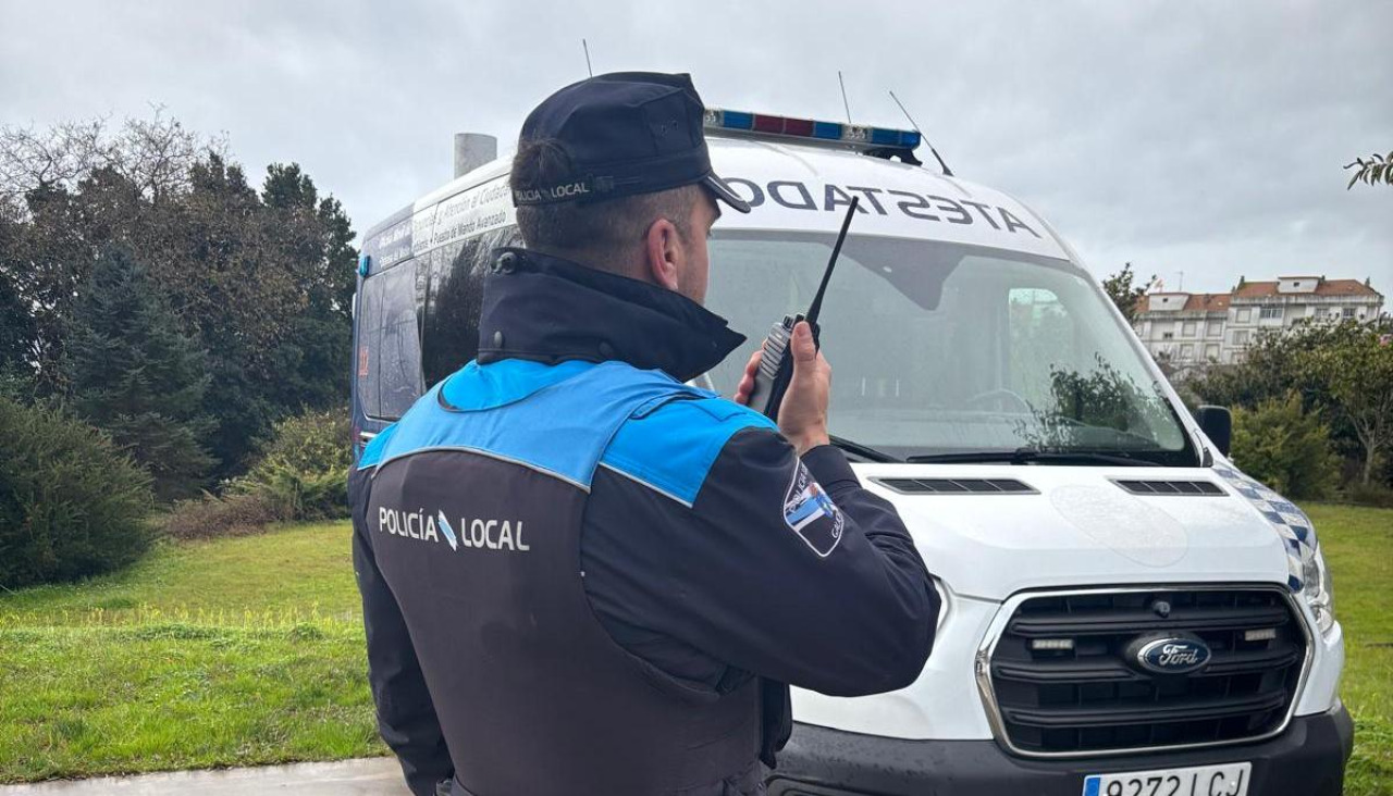 Imagen de archivo de la Policía Local de Sanxenxo