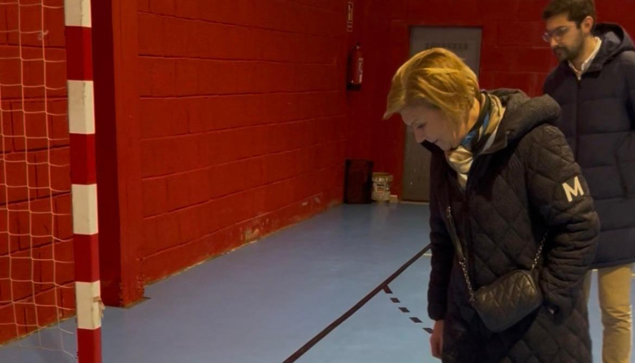 Visita al pabellón de Carril