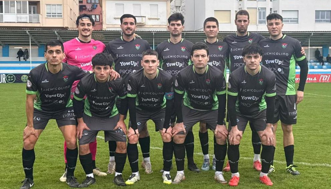 El once titular del Boiro en Cantarrana