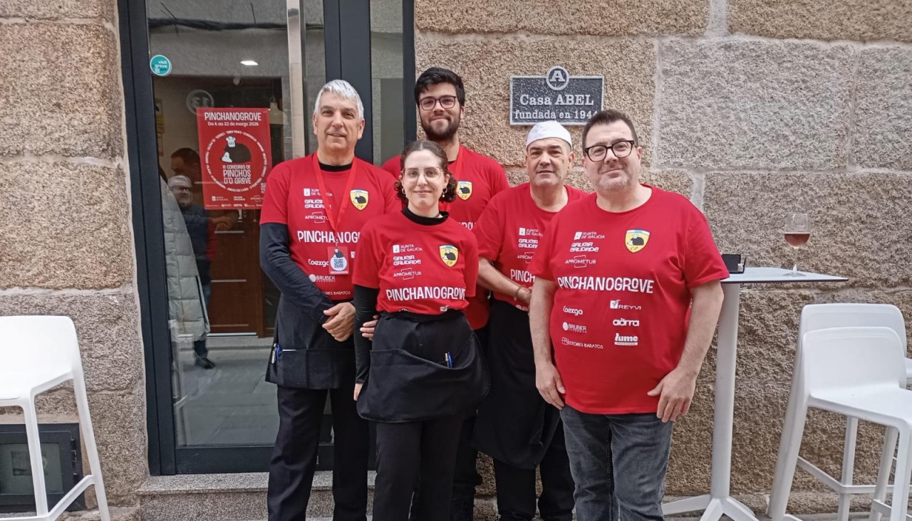 Participantes en la Ruta de Pinchos de O Grove