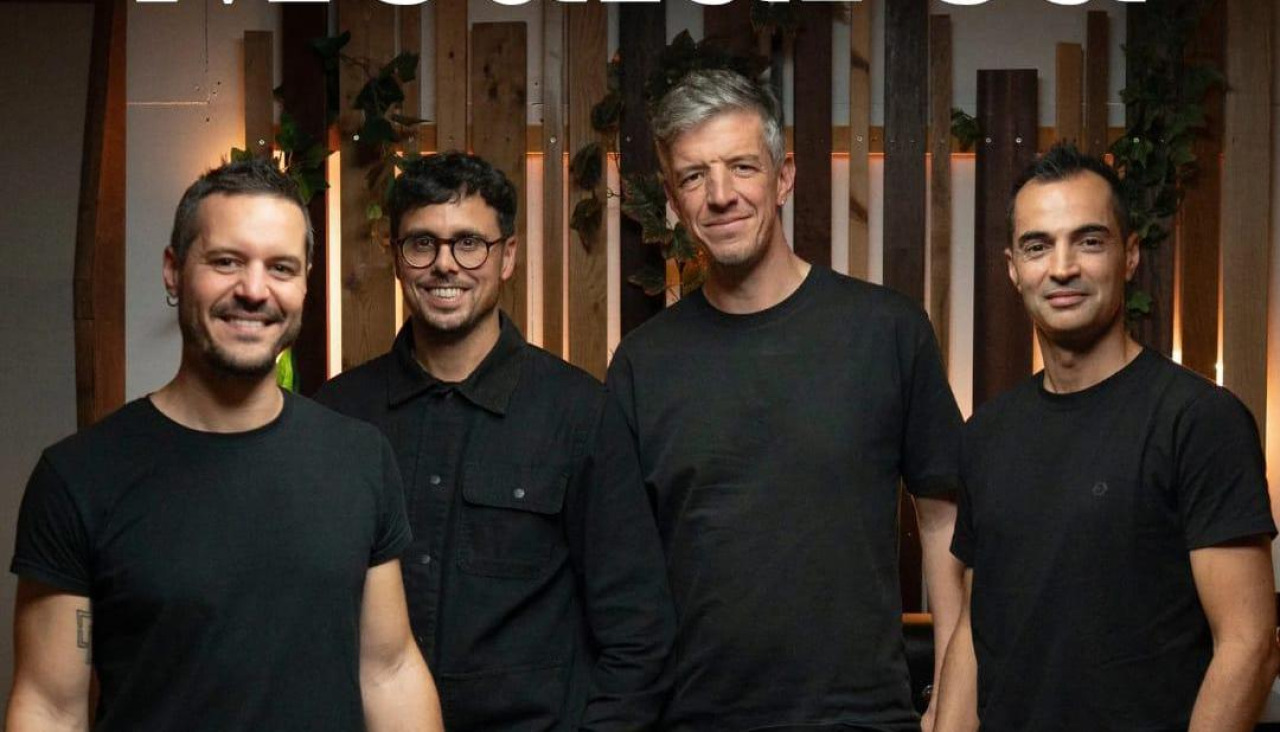 Los integrantes del cuarteto musical