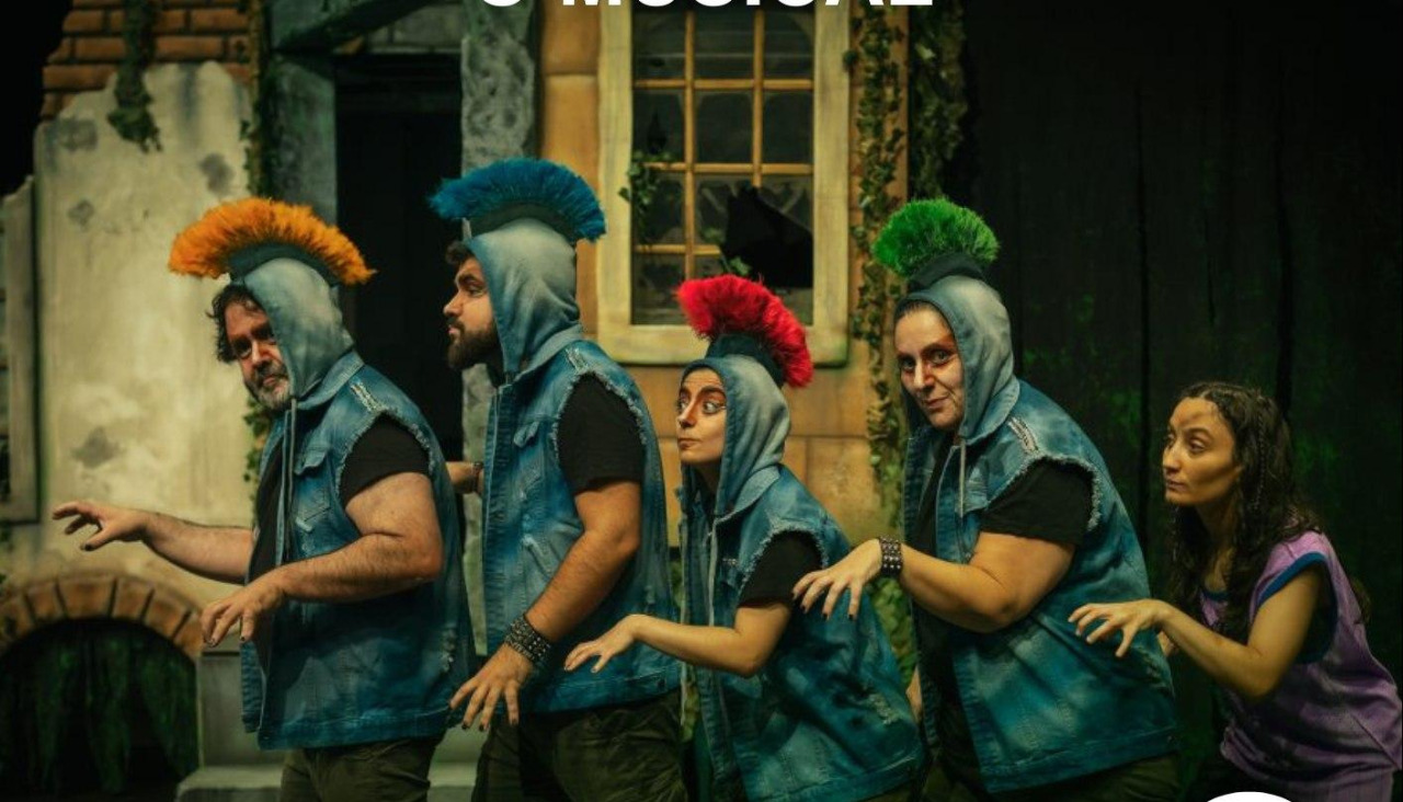 Cartel del musical 'O libro da selva' en O Grove