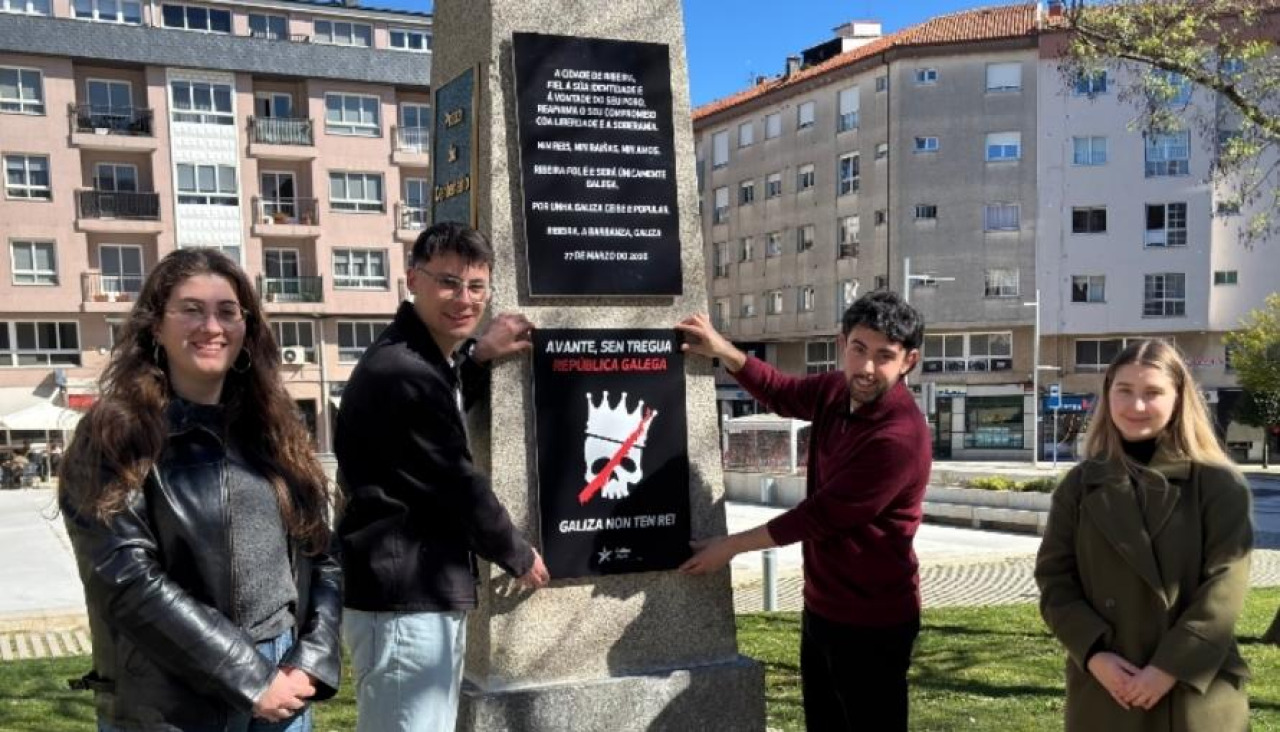Galiza Nova reivindicó la República Galega como vía para la libertad de la juventud