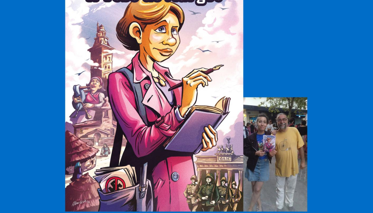 Imagen parcial del cartel de la presentación literaria de la obra 'A tese de Margot'