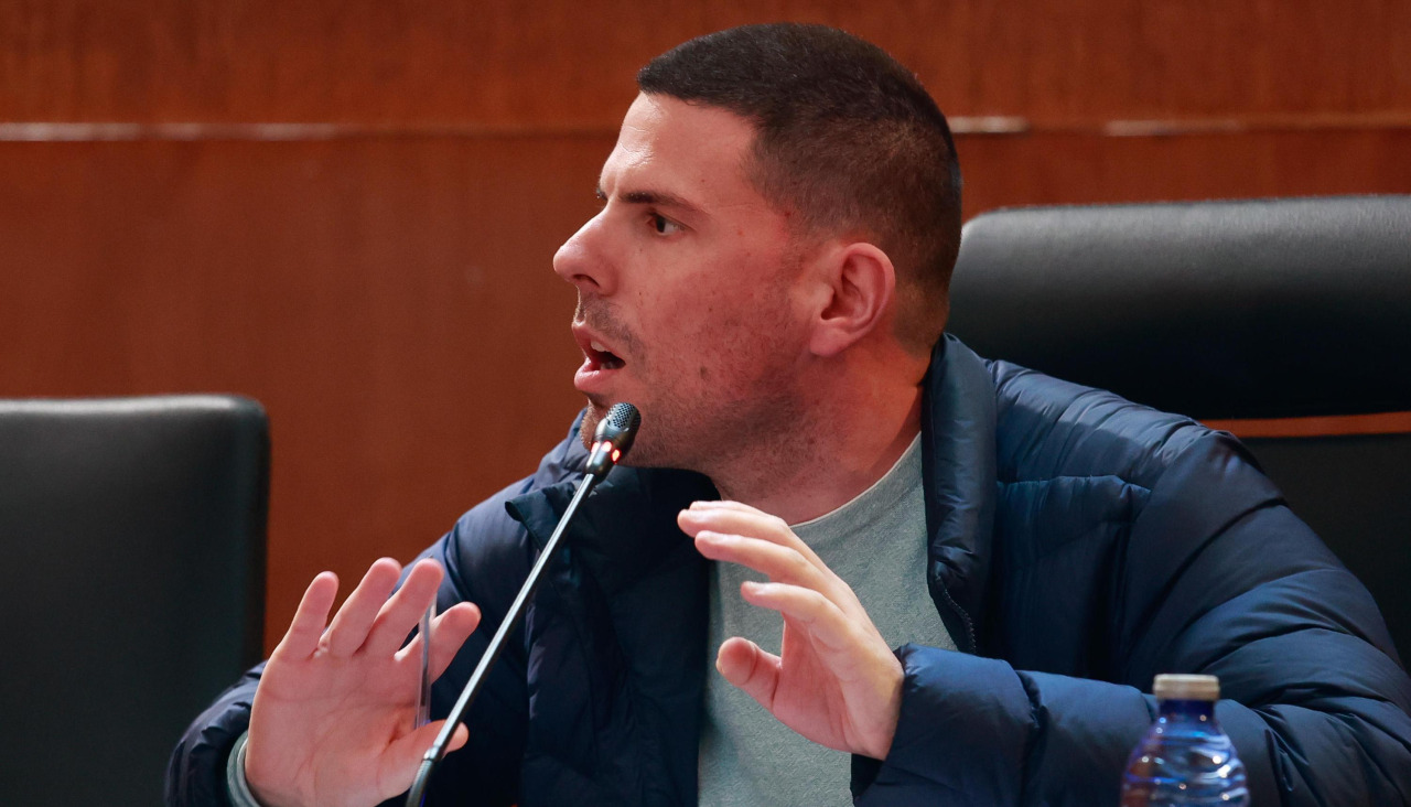 El alcalde, durante una intervención plenaria