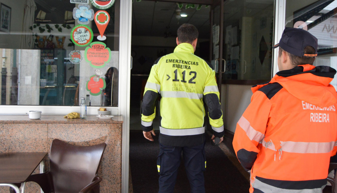 Los efectivos del GAEM también fueron movilizados por el 112 Galicia, al igual que las Policías Local y Nacional
