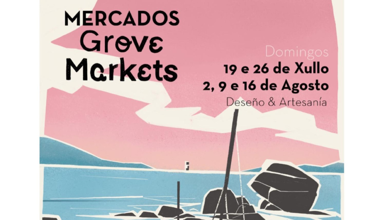Cartel de los mercadillos organizados por GroveMakers