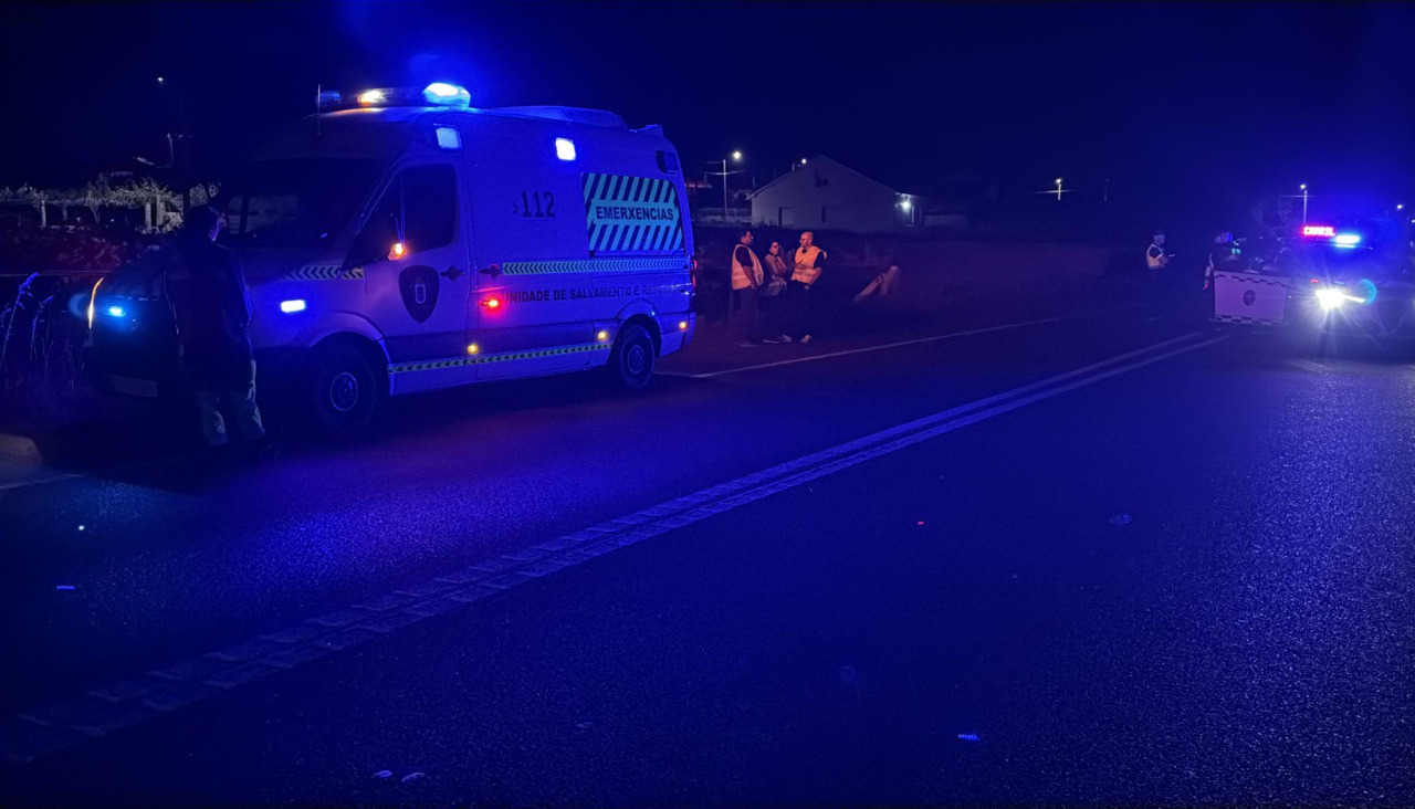 El operativo de emergencias, en el lugar del accidente
