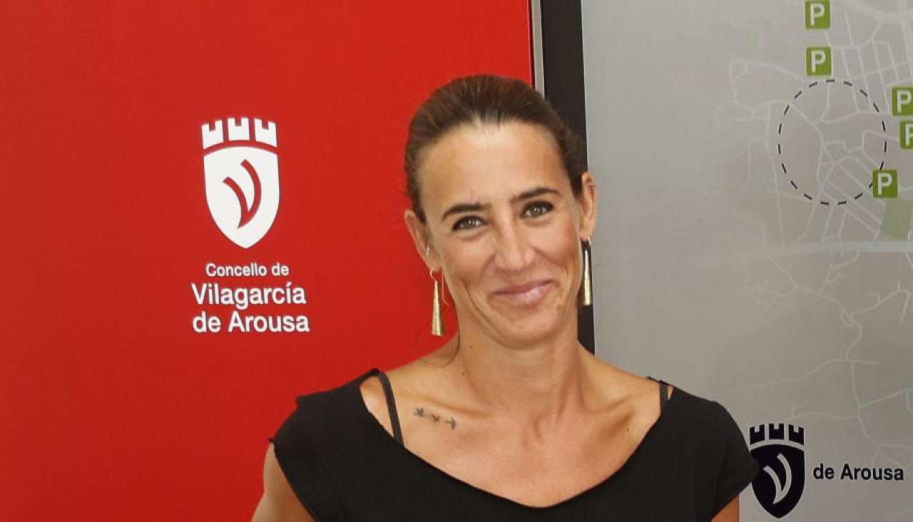 La concejala de Urbanismo, Paola Mochales, junto al alcalde, Alberto Varela