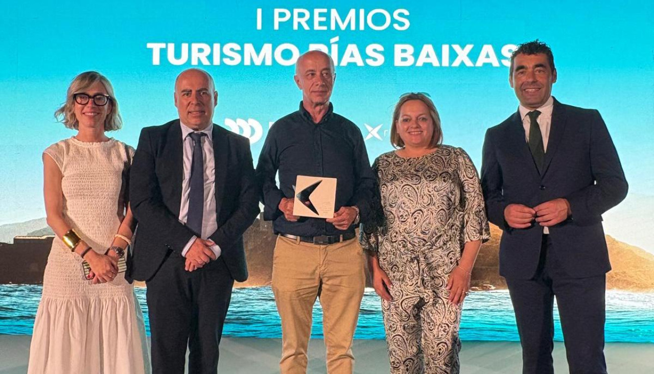 Gonzalo Durán recogió el distintivo en el acto de esta semana