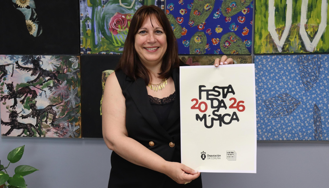 La diputada de Cultura, Natividade González, presentó el cartel del ciclo la 'Festa da Música'