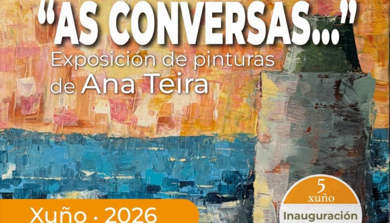 Cartel de difusión de la muestra pictórica que se inaugurará a última hora de esta tarde en el centro cultural 'Raquel Fernández Soler'