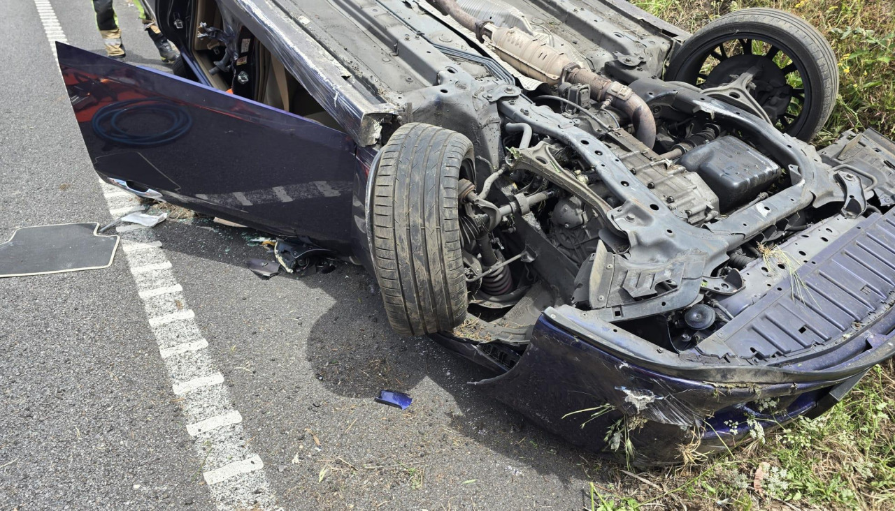 El vehículo implicado en el accidente