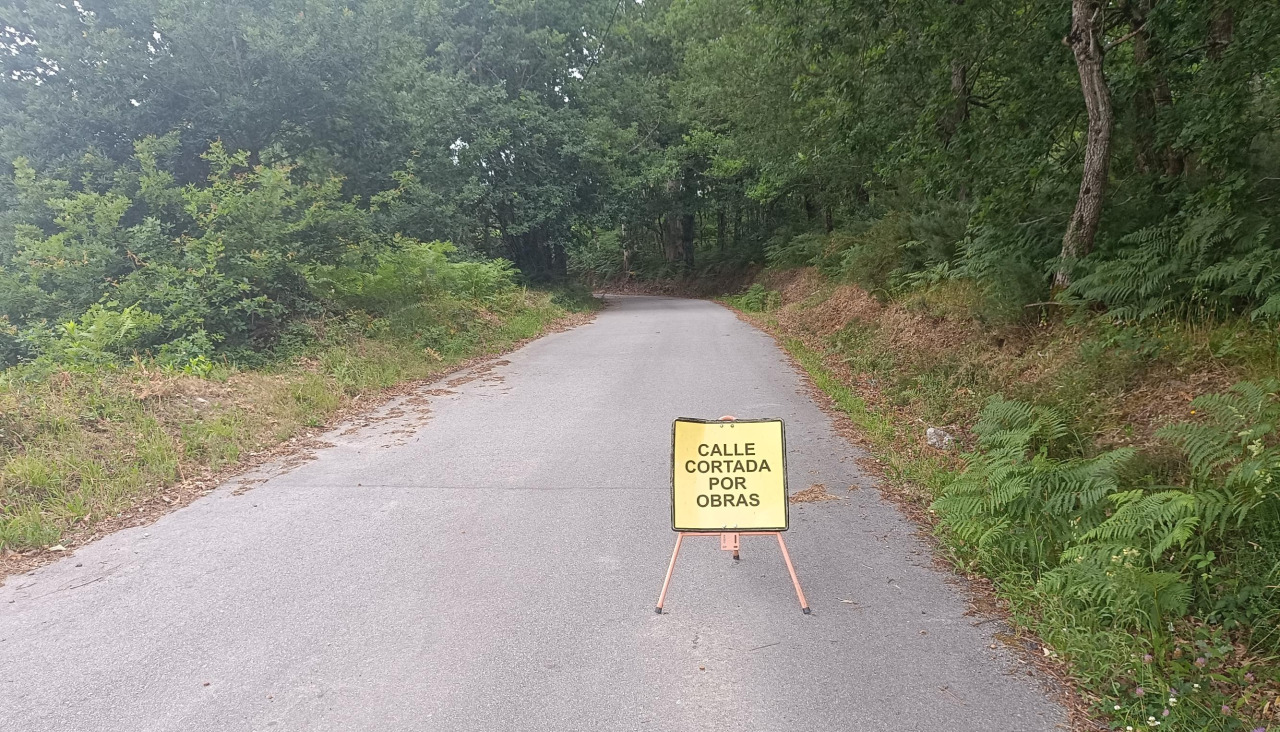 Un tramo de la vía en la que se ejecutarán las obras