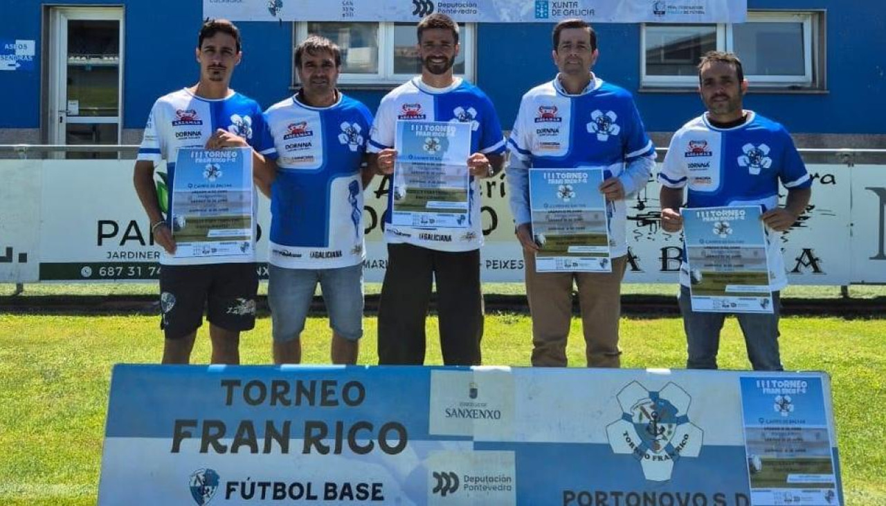 La presentación del torneo en Baltar