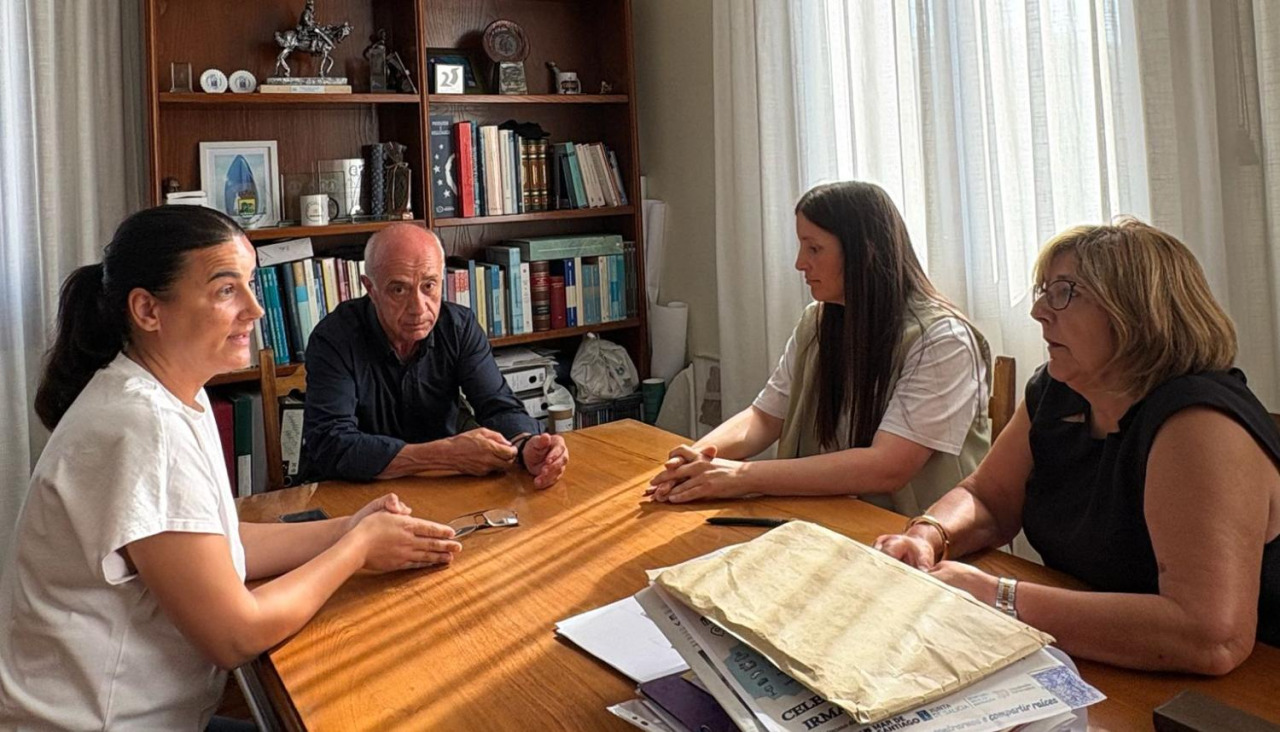El alcalde, Gonzalo Durán, reunido con la asociación