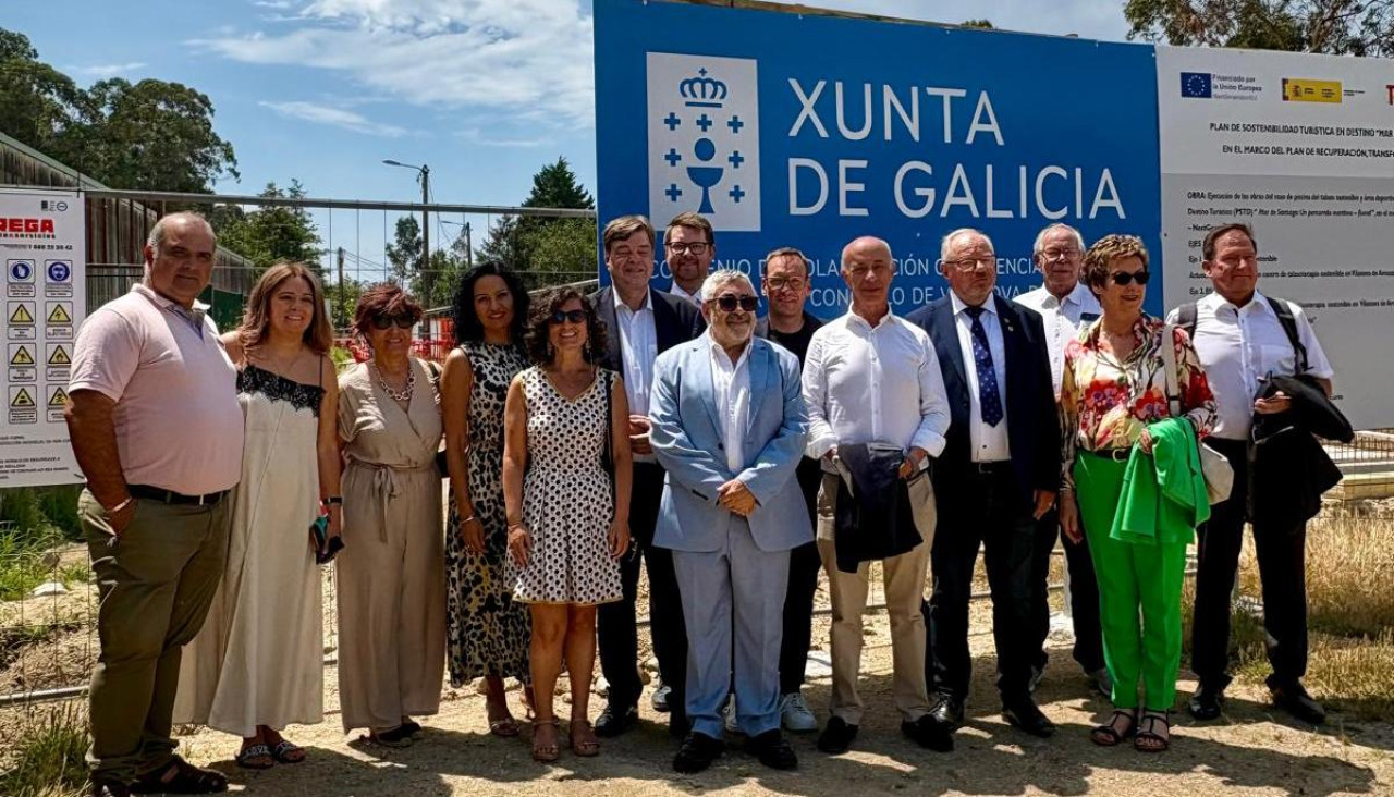 La delegación de Cuxhaven visitó las obras