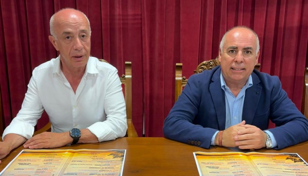 Durán y Tourís en la presentación del programa