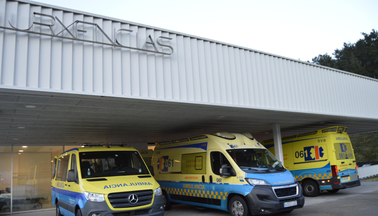 La víctima fue trasladada por el 061 al PAC de Ribeira, donde la derivaron a Urxencias del Hospital do Barbanza
