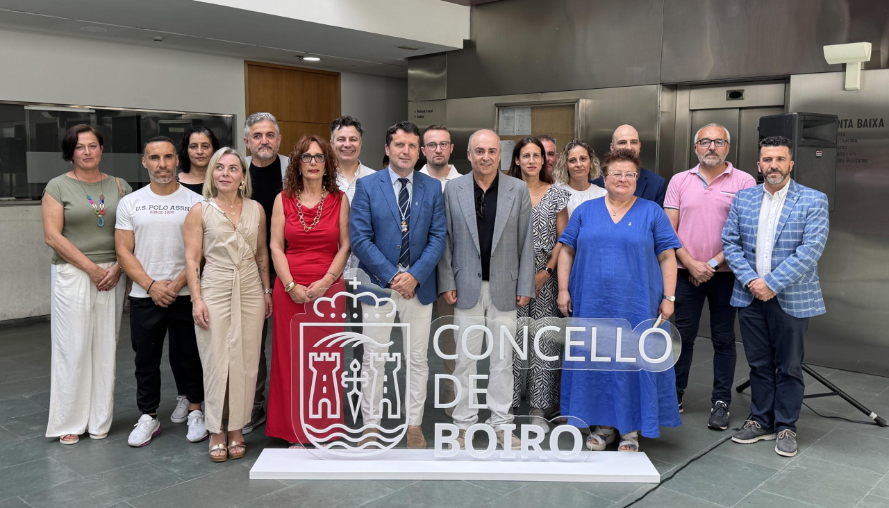 Acto de nomeamento de Antón Riveiro Coello como Fillo Adoptivo de Boiro