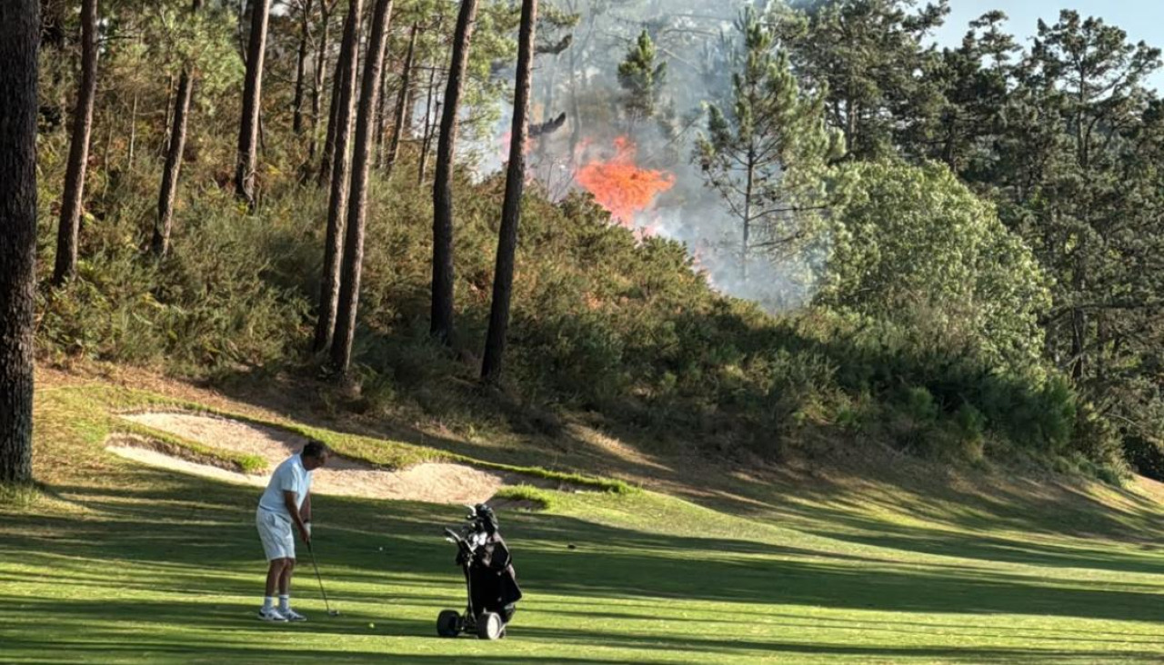 Incendio en A Illa da Toxa