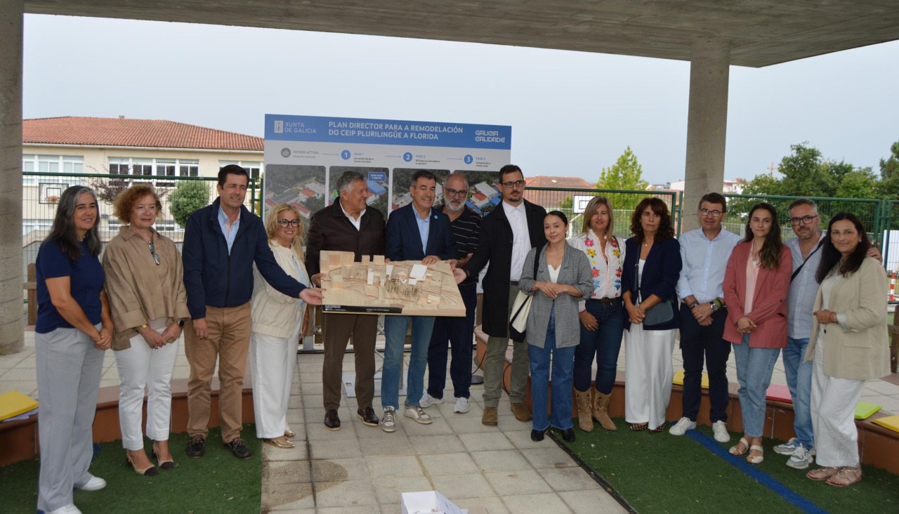 Foto de familia en la presentación del Plan Director del proyecto