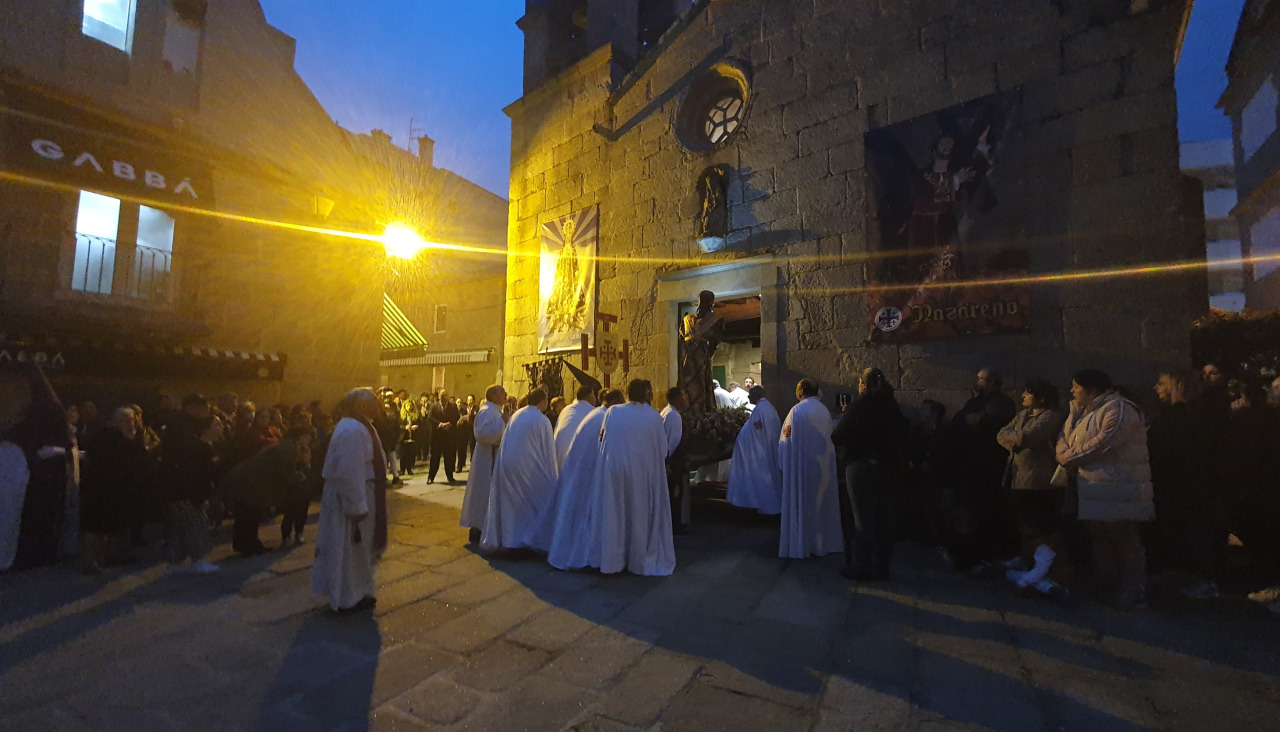 Procesion jesus atado a la columna sanxenxo