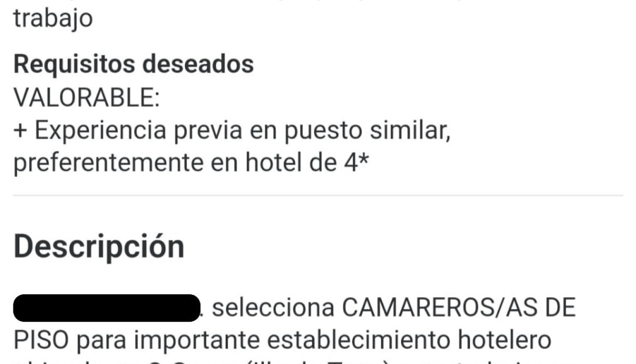 Oferta empleo o grove