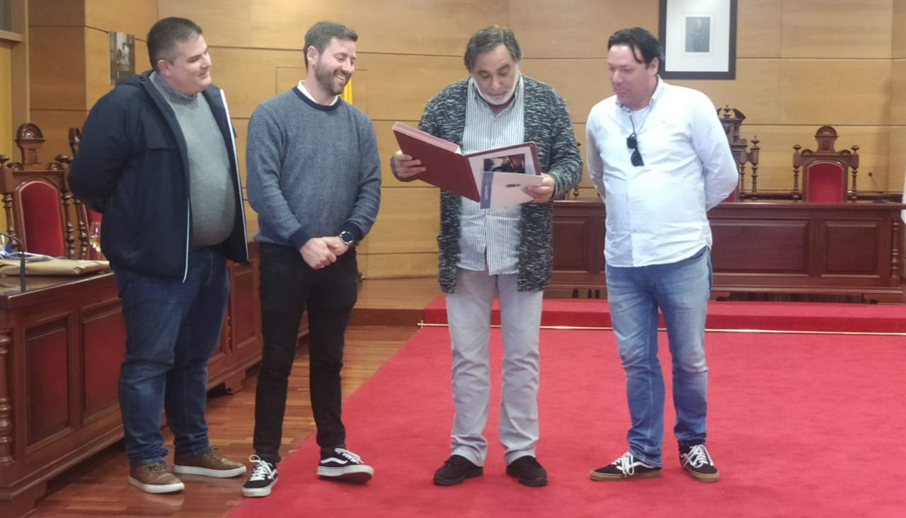 Despedida jubilación trabajador Concello Cambados Antonio Padín Torres