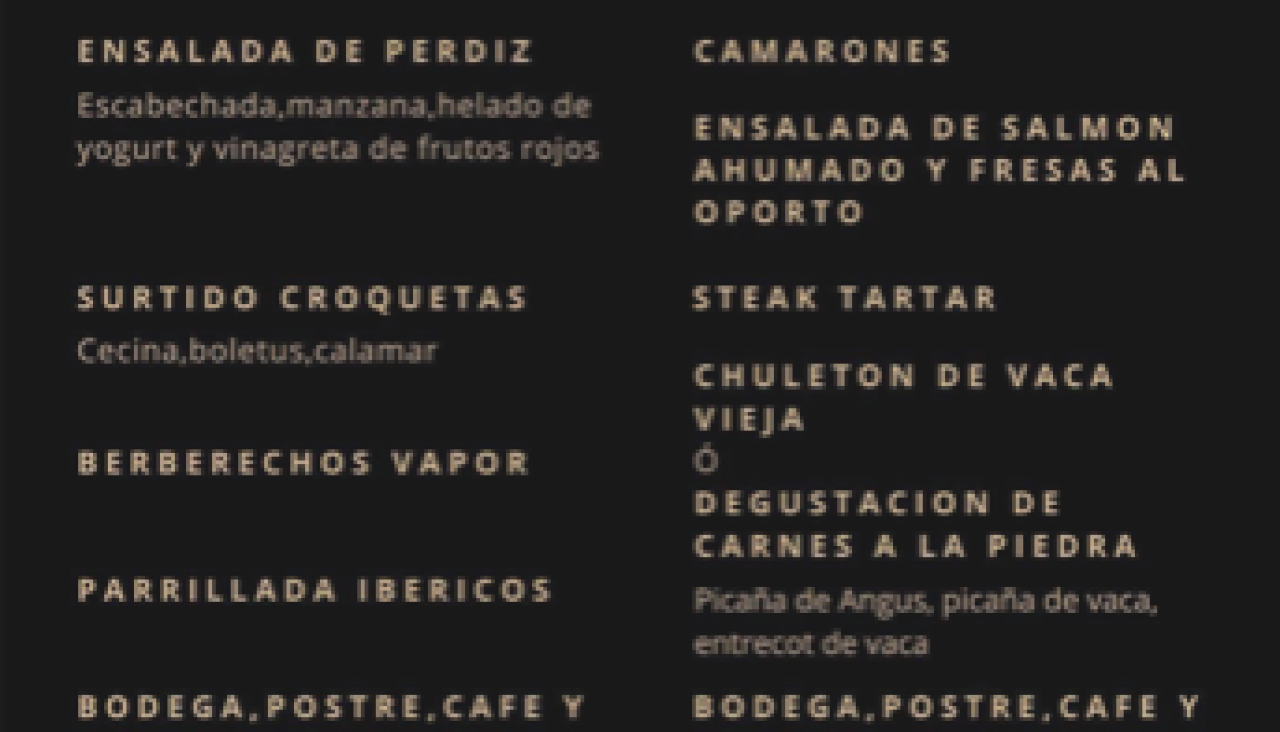 Menu00fas Navideu00f1os Matadero 