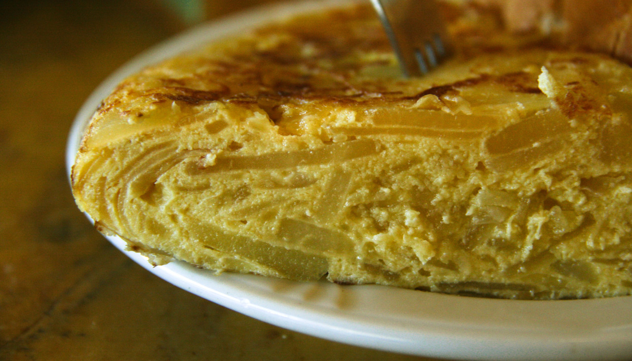Tortilla de Patatas (Corte transversal)