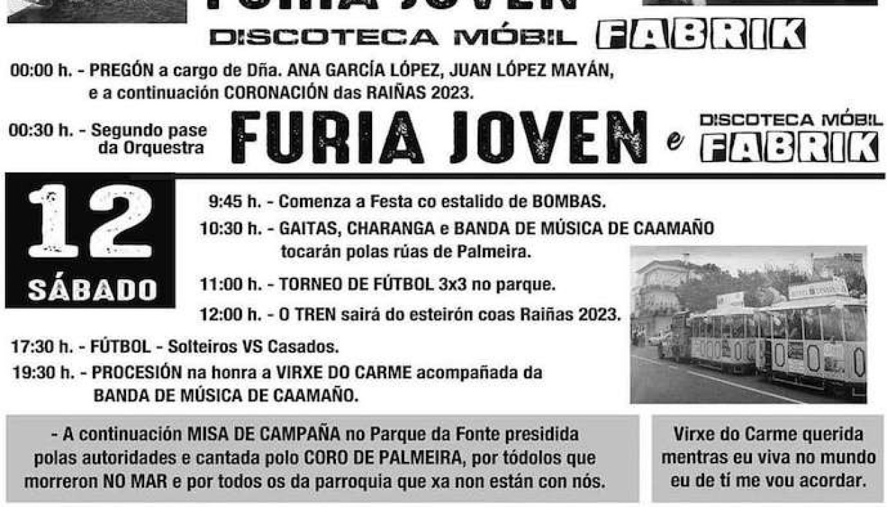 Cartel festas Palmeira