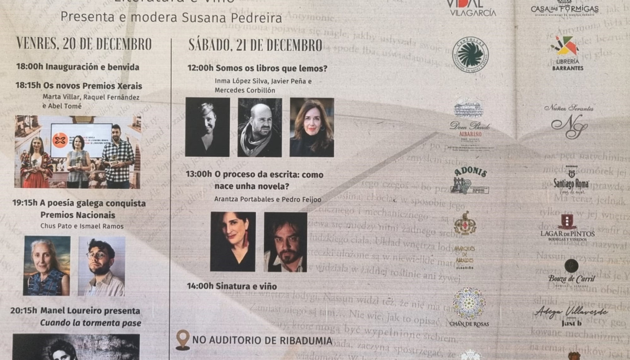 Programa I Encontro Literario Ribadumia