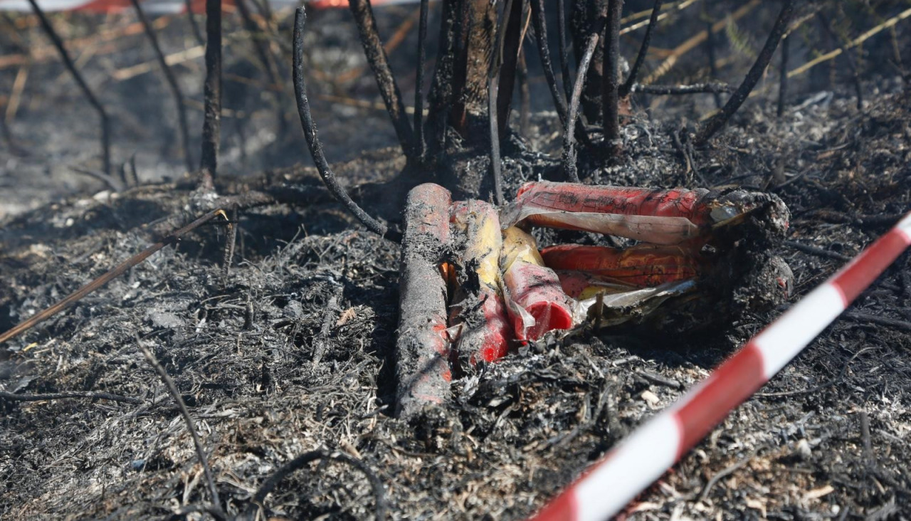 Bengalas incendio a illa