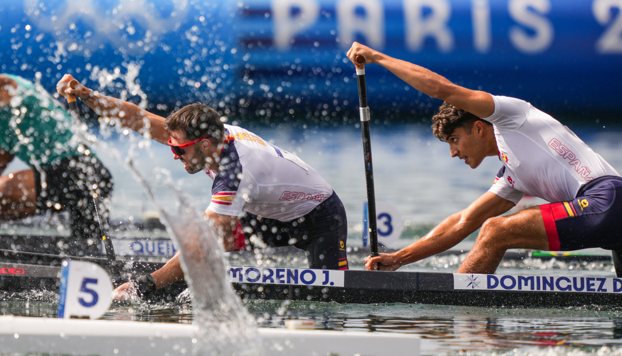 EuropaPress 6145761 joan antoni moreno diego dominguez spain compete in mens canoe double 500m 13051733