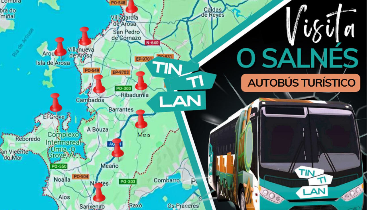 Autobús turístico salnés tintilan