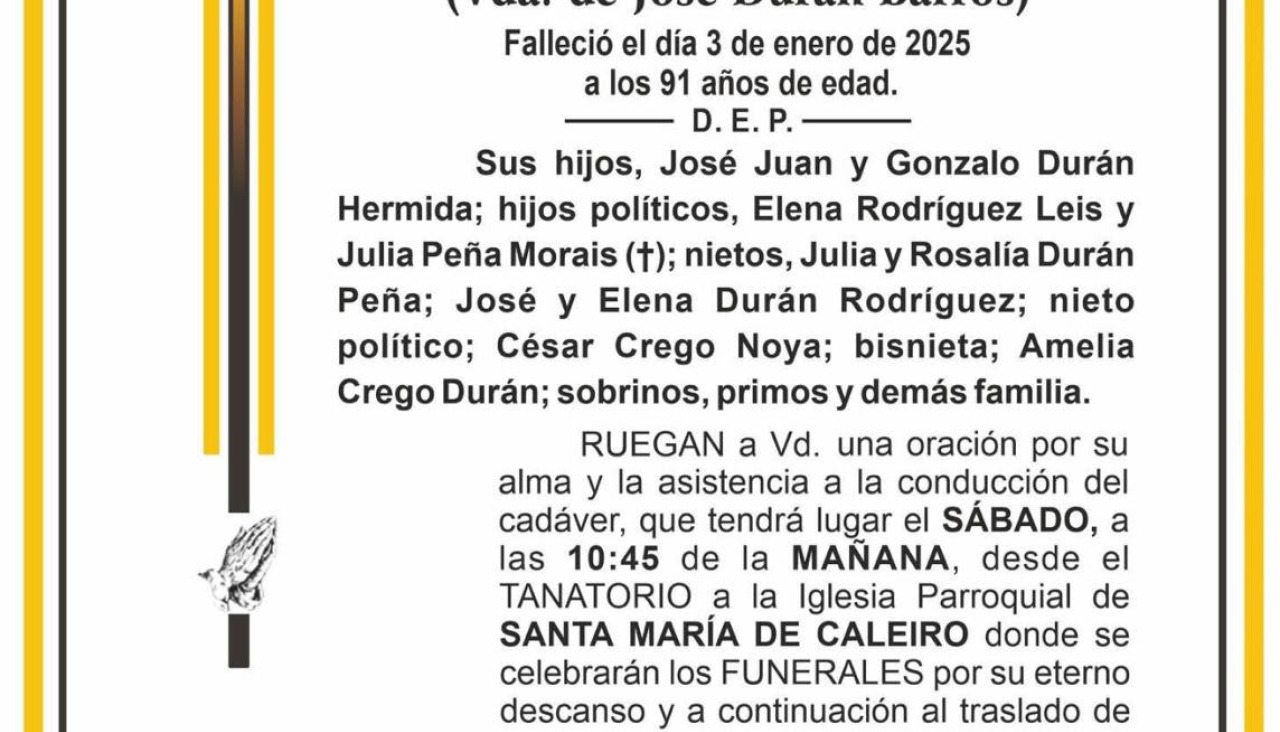 ESQUELA LOLITA HERMIDA PEREIRO
