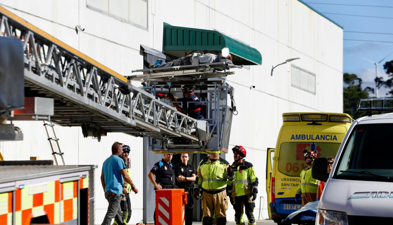 Accidente laboral en O Pousadoiro