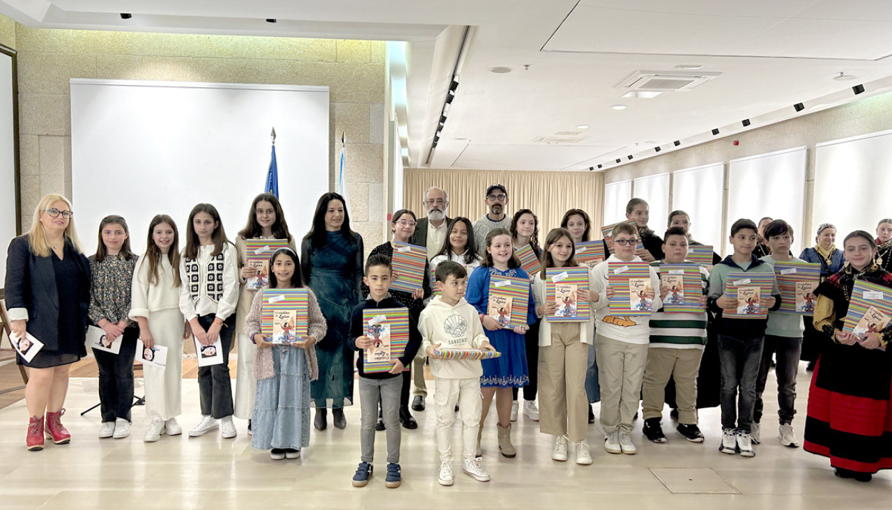Foto familia premiados