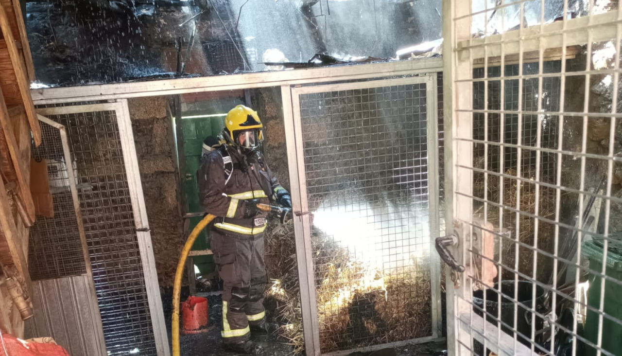 Una mujer sufre quemaduras en un incendio en un cobertizo de su ...