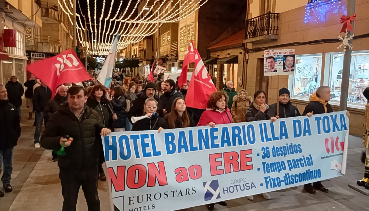 Manifestacion ere de la toja